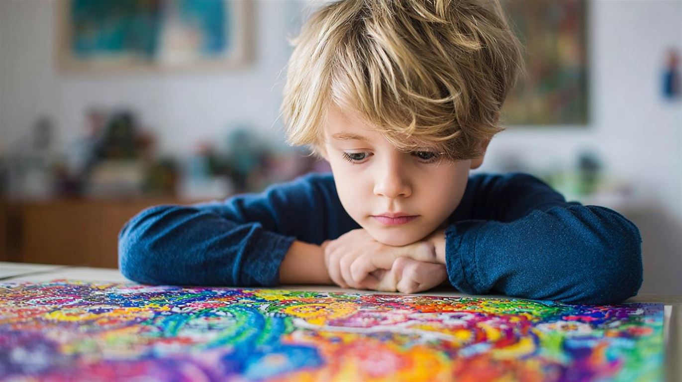 Puslespil til børn i alderen 4 år