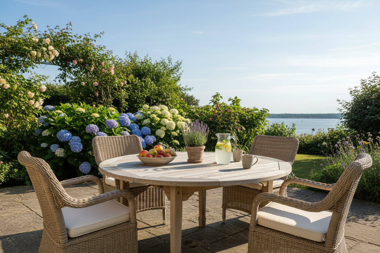 Det Perfekte Runde Havebord til Din Udendørs Oase